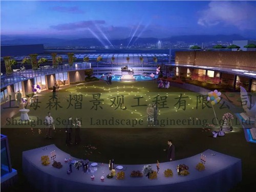 上海园林景观屋顶花园报价/上海专业园林景观设计公司/森熠供